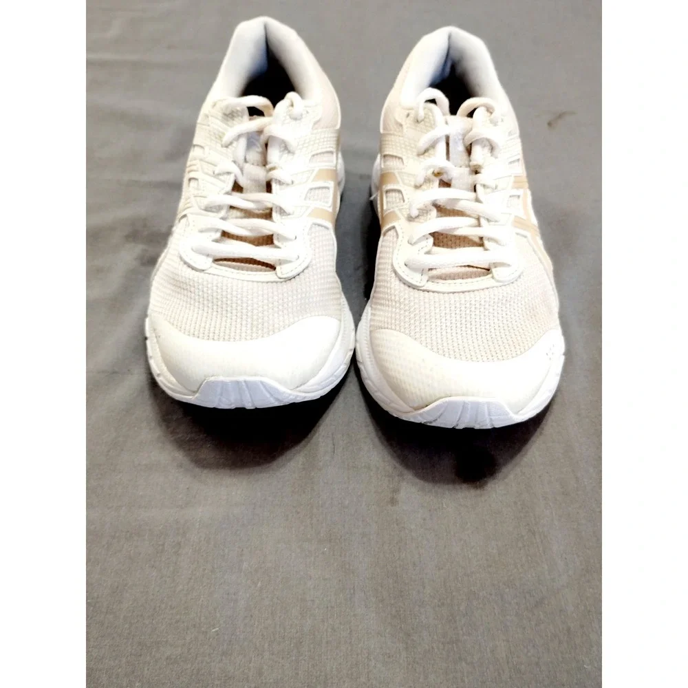 EUC Asics‎ Gel Contend 6 Twist Running Training Sneakers 1012A671 Beige Women 8